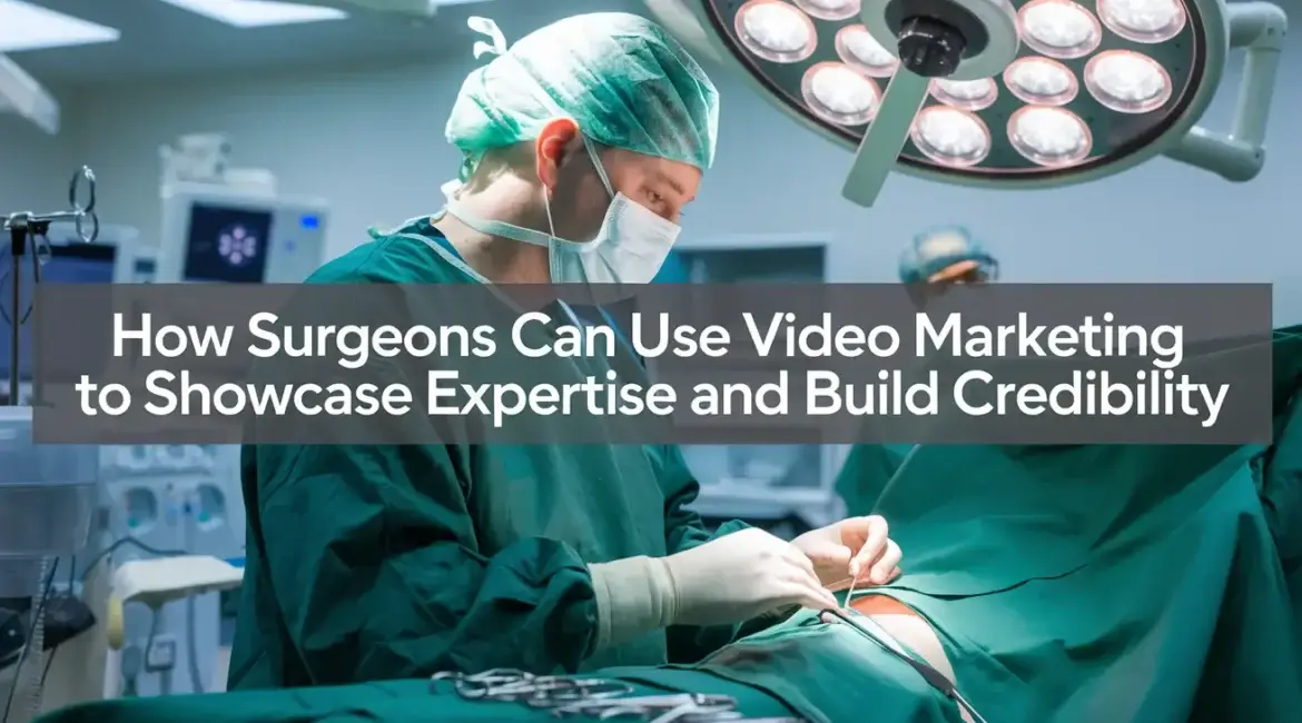 urgeons Can Use Video Marketing to Showcase Expertise and Build Credibility